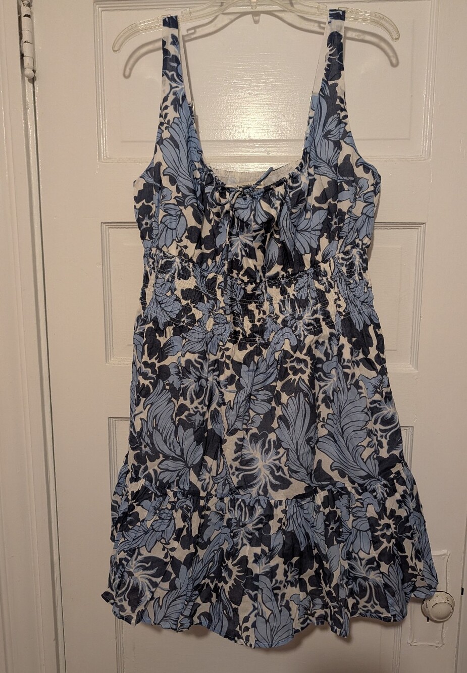 Abercrombie & Fitch Blue and White Floral Mini Dress